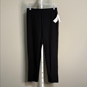 &Basics Black‎ Kick Flare Pants Size S NWT Minimalist Stretch Work Trouser